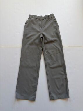 Babaton Straight-Leg Chinos in Gray